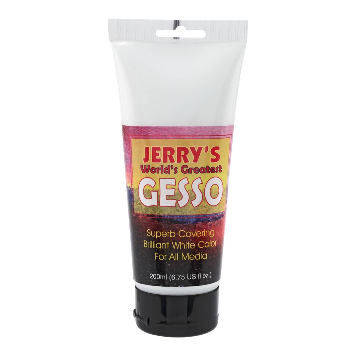 Jerry's World's Greatest Acrylic Ultra Bright White Gesso Primer - Non-Yellowing - Highly Pigmented Gesso Primer ideal for Students, Professionals, Artists