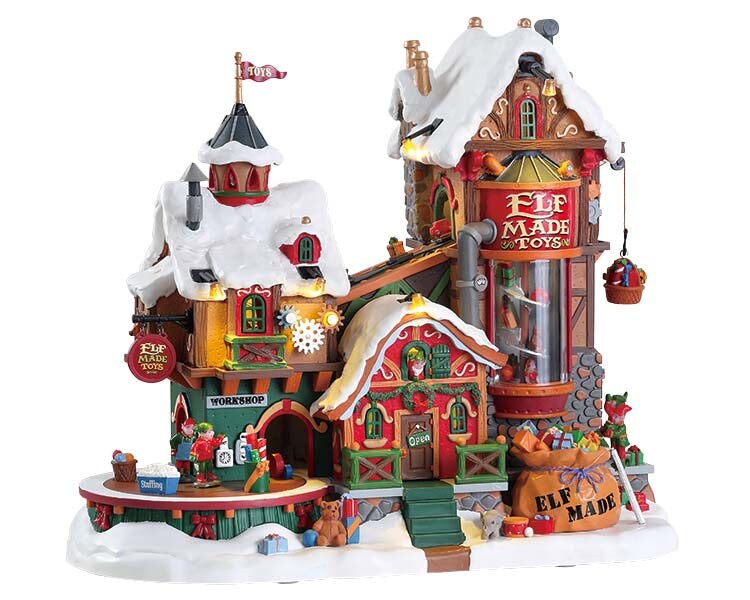 LEMAX Elf Made Toy Factory, with 4.5V Adaptor  #75190