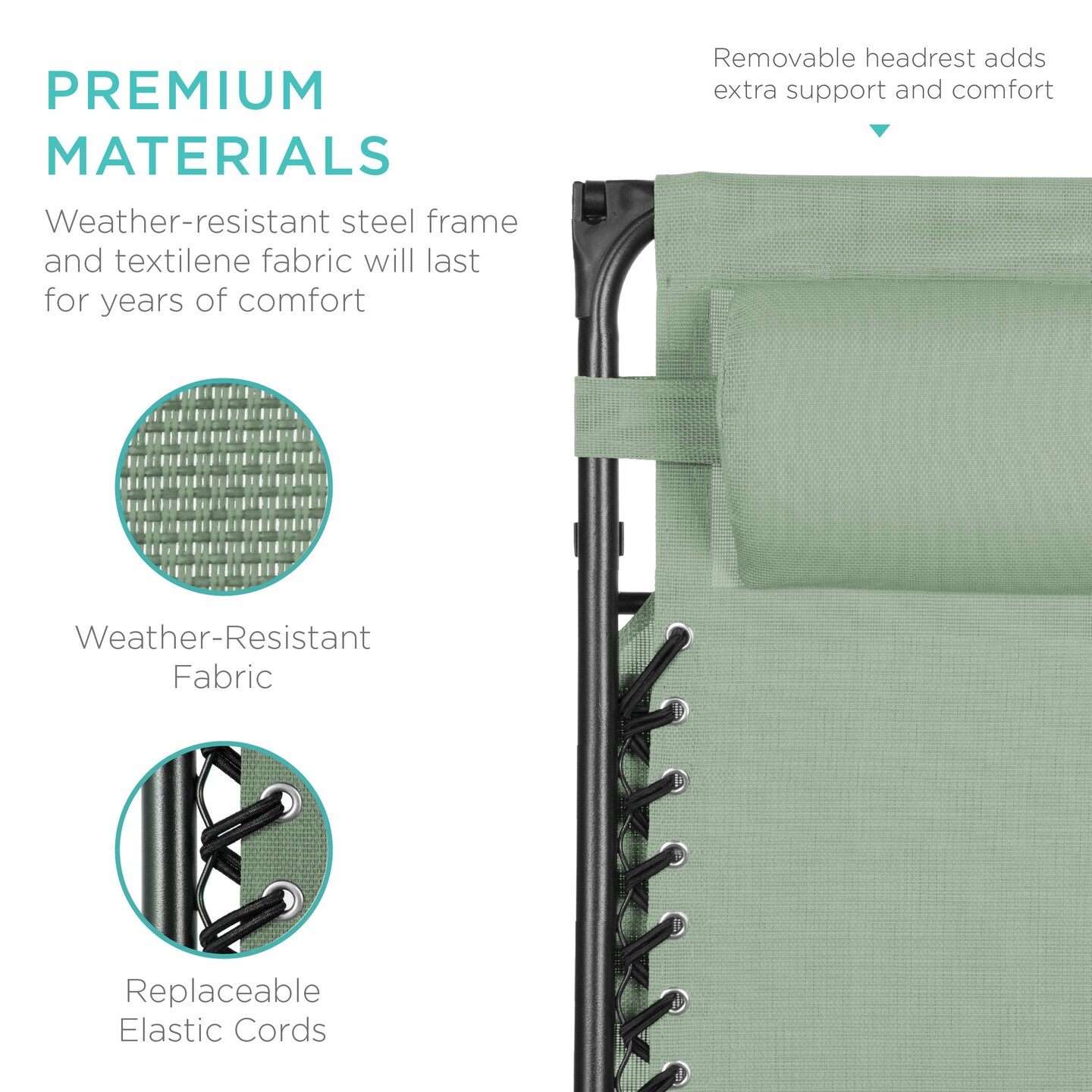 Best Choice Products Folding Zero Gravity Recliner Patio Lounge Chair w/ Canopy Shade, Headrest, Tray