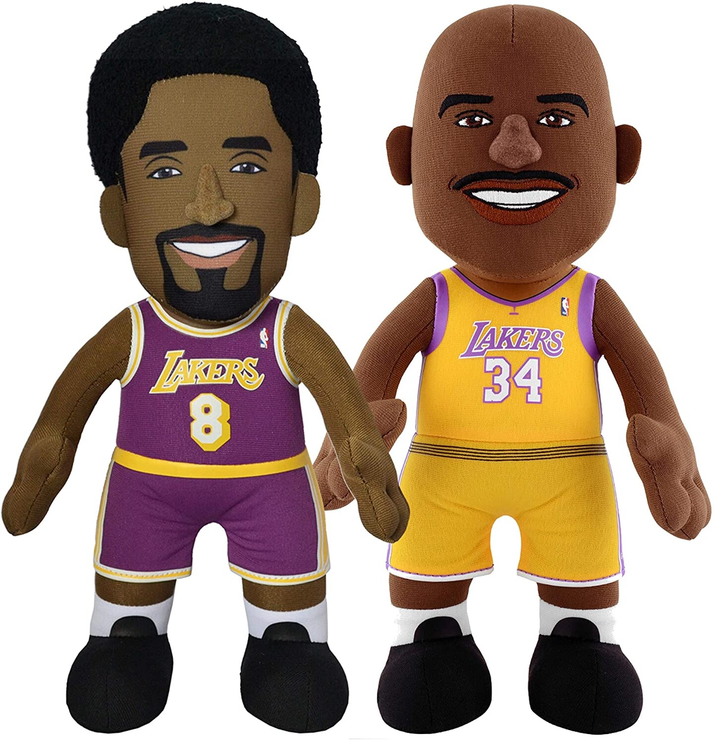 Bleacher Creatures Los Angeles Lakers Bundle: Kobe and Shaq 10&#x22; Plush Figures