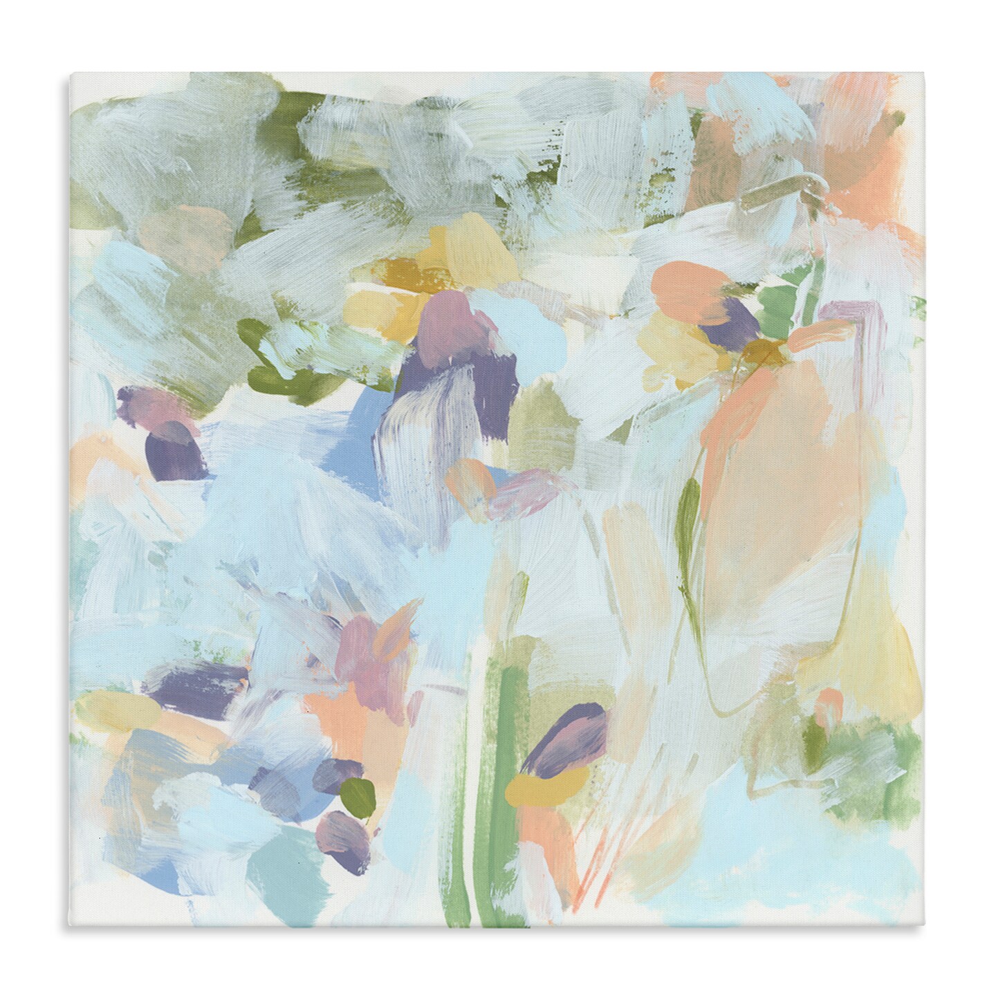 Stupell Industries Chaotic Pastel Arrangement Canvas Wall Art Design by June Erica Vess