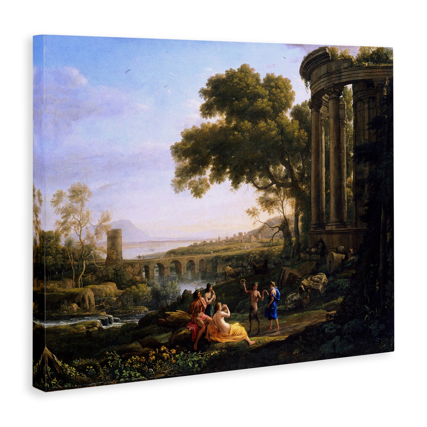 Stupell Industries Classic Nymph & Satyr Dancing Canvas Wall Art Design by one1000paintings