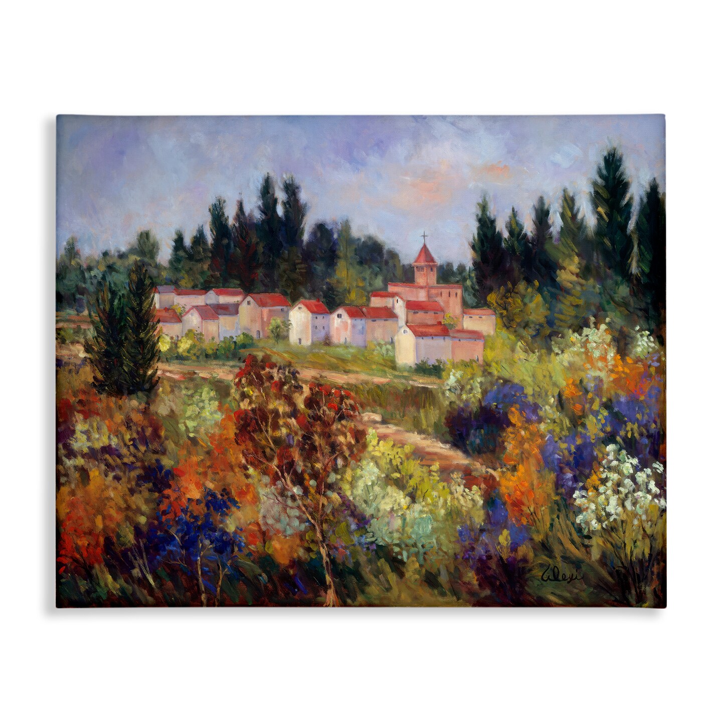Stupell Industries Tuscan Countryside Garden Canvas Wall Art Design by Alexi Fine