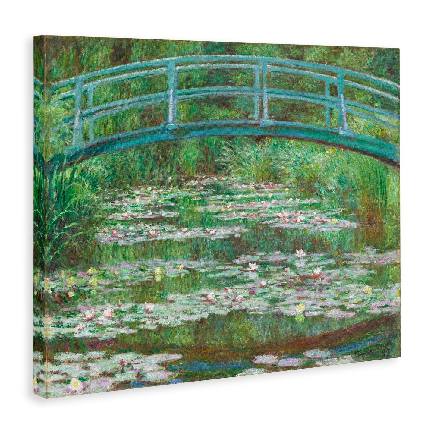 Stupell Industries Classic Monet Japanese Footbridge Canvas Wall Art Design by one1000paintings