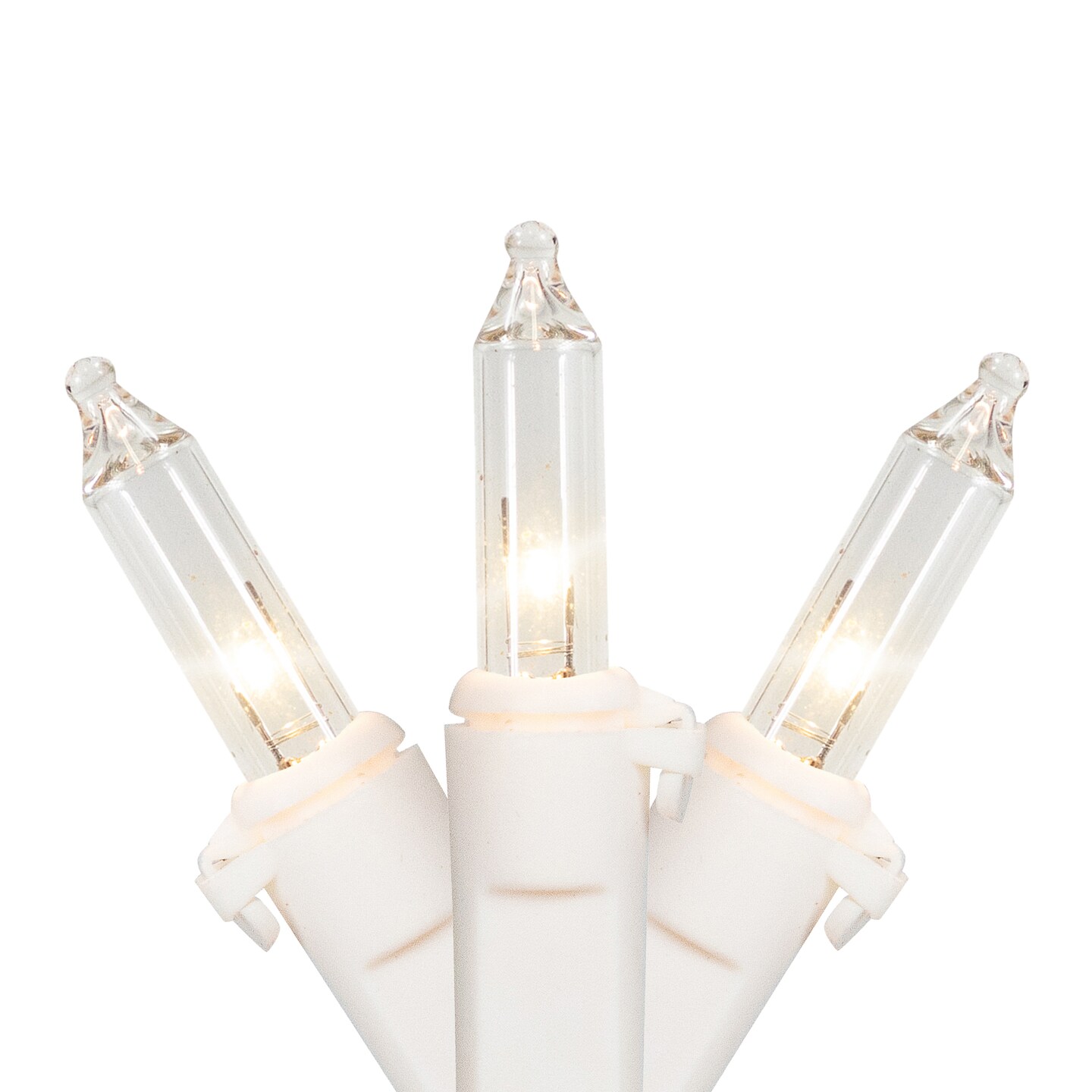 Northlight 20-Count Clear Mini Christmas Light Set - 4 ft, White Wire