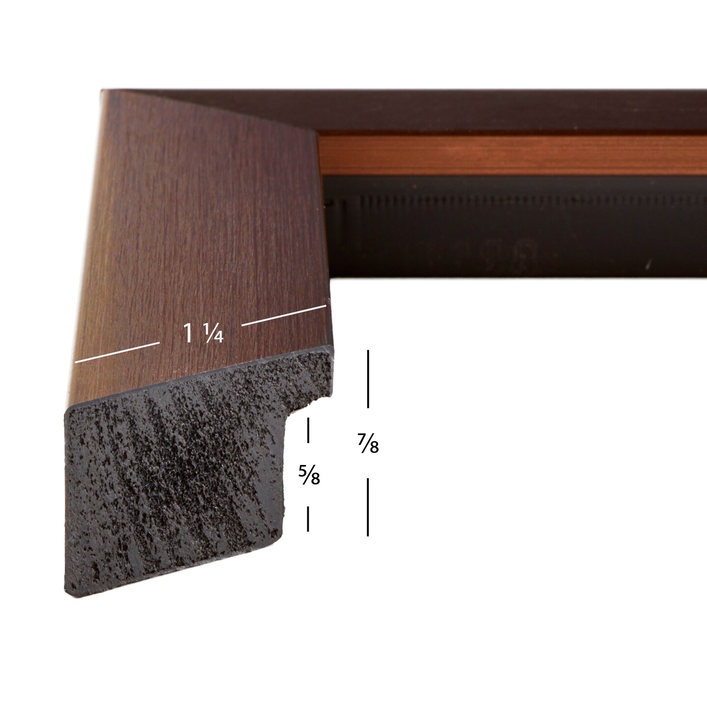 18x23 Picture Frame, Modern Aesthetics 1.25 Inch Polystyrene Moulding, Wall Display Frame for Art, Posters, or Photos by wallsthatspeak