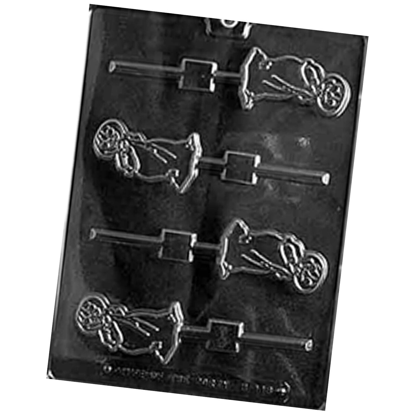 Pumpkin Head Ghost Lolly Chocolate Mold