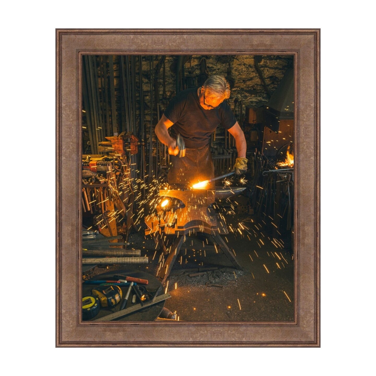 19x41 Picture Frame Wood Gold Bronze Black Silver