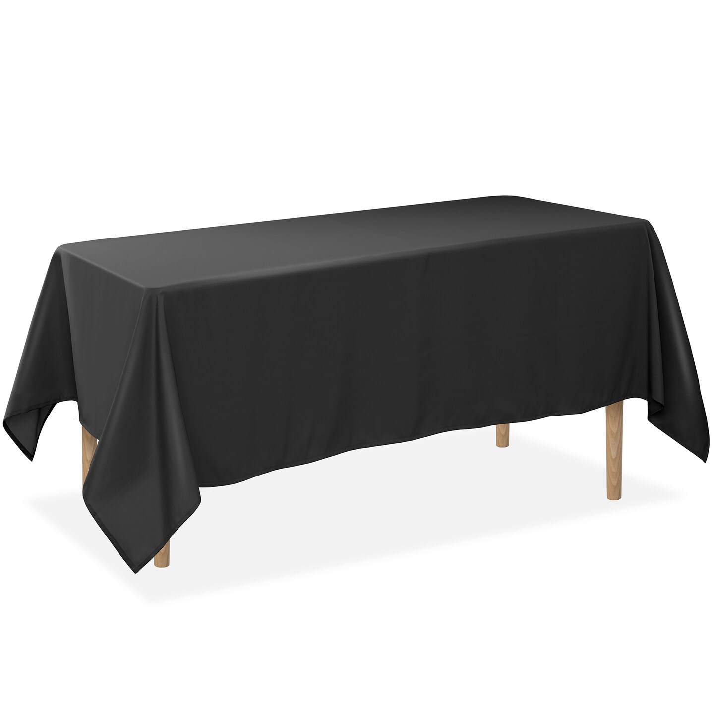 Lann's Linens Rectangular Tablecloths, Washable Polyester Fabric Table Cloths for Dining Tables, Parties, Restaurants, Weddings