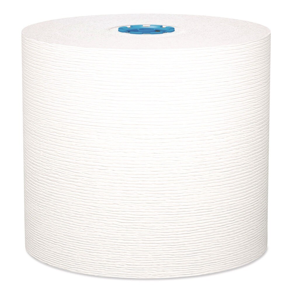 Kleenex 1-Ply 7.5 in. x 700 ft. Hard Roll Paper Towels with Premium Absorbency Pockets - White with Blue Core (6/Carton)