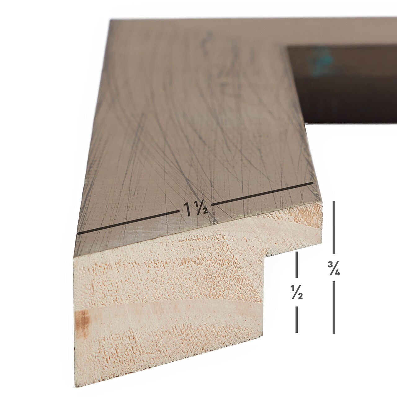 20x24 Picture Frame, Jasper 1.5 Inch Wood Moulding, Wall Display Frame for Art, Posters, or Photos by wallsthatspeak