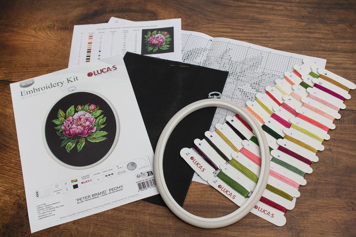 Peter Brand Peony BC204l Counted Cross-Stitch Kit