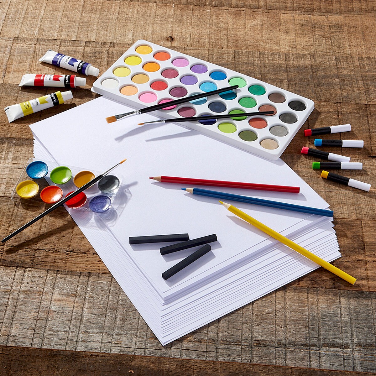 KINGART&#xAE; Mixed Media Art Set, Drawing, Painting &#x26; Sketching, 175 Pc.