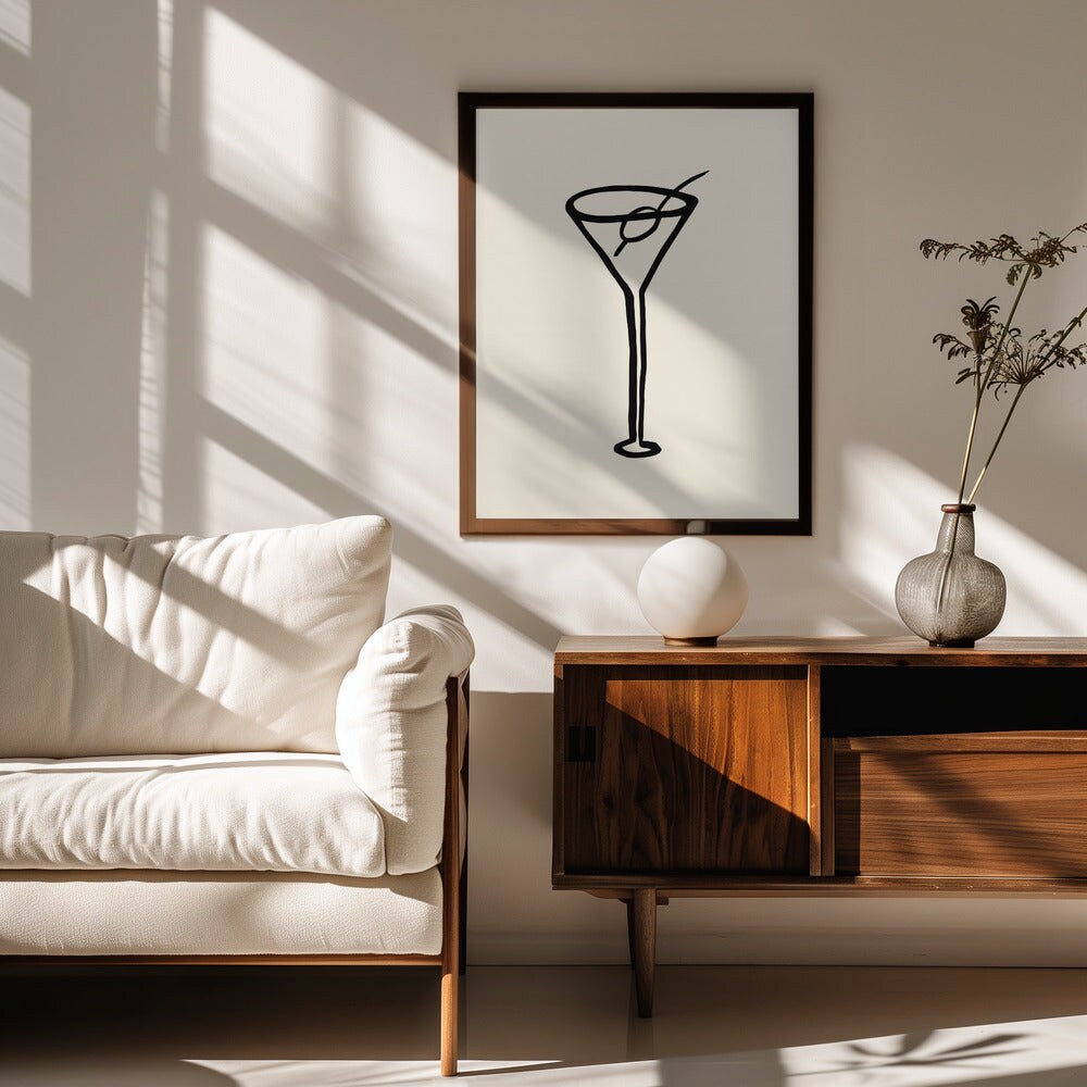 Shaken, Not Stirred - Pictufy Studio 24x36 Black Framed Art | Home or Office Art