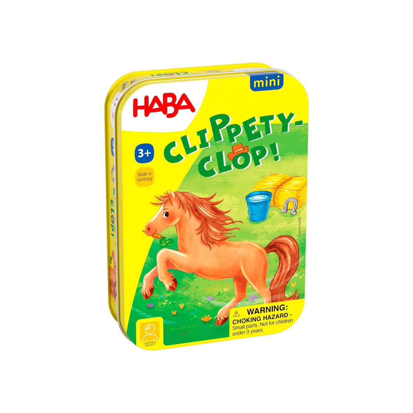 HABA Clippety-clop! Mini Travel Game for Horse Lovers Ages 3+