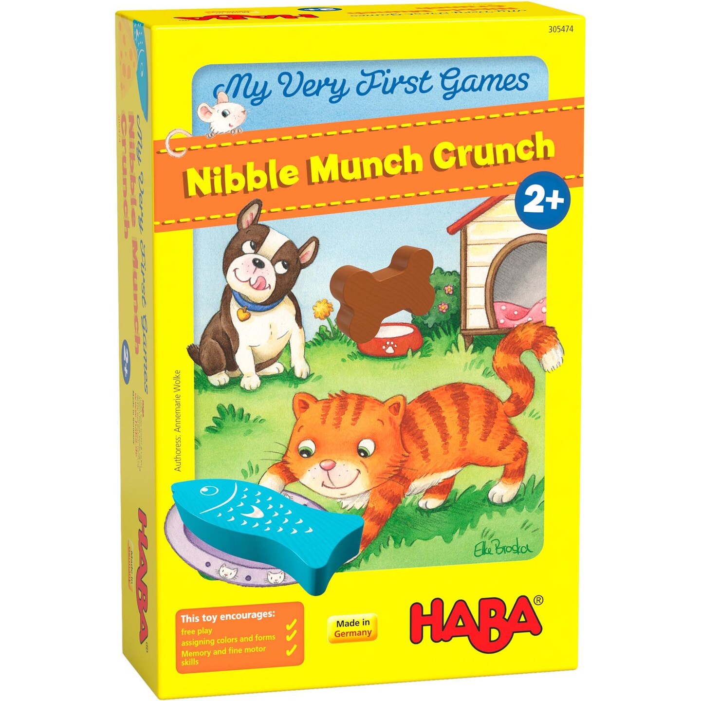 My Very First Games: A Memory & Matching Game for Toddlers Ages 2+, Nibble Nibble Munch Crunch, Preschool Learning Activities, Made in Germany