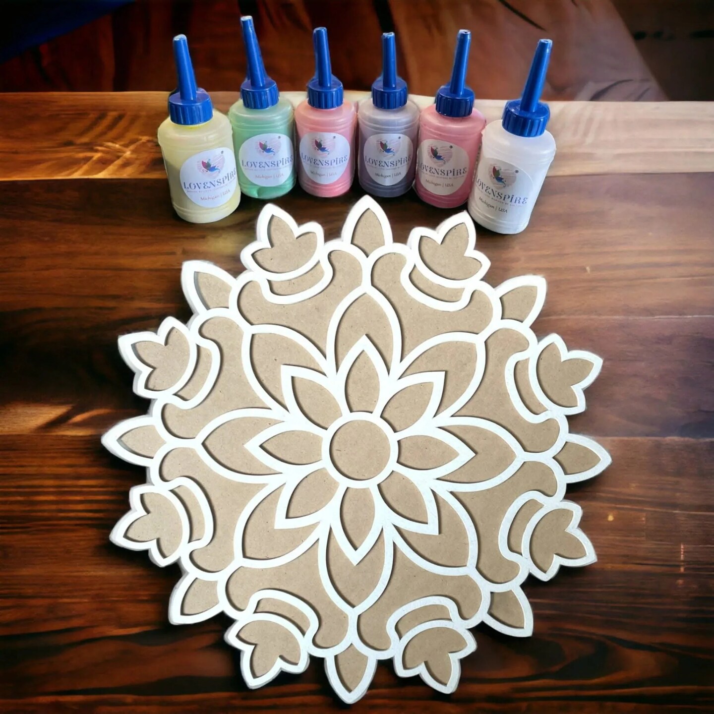 12 Inch Diy Mdf Reusable Rangoli Mat, Rangoli Kit, Rangoli Decorations, Rangoli Stencil, Diwali Rangoli, Rangoli Template, Rangoli Boards