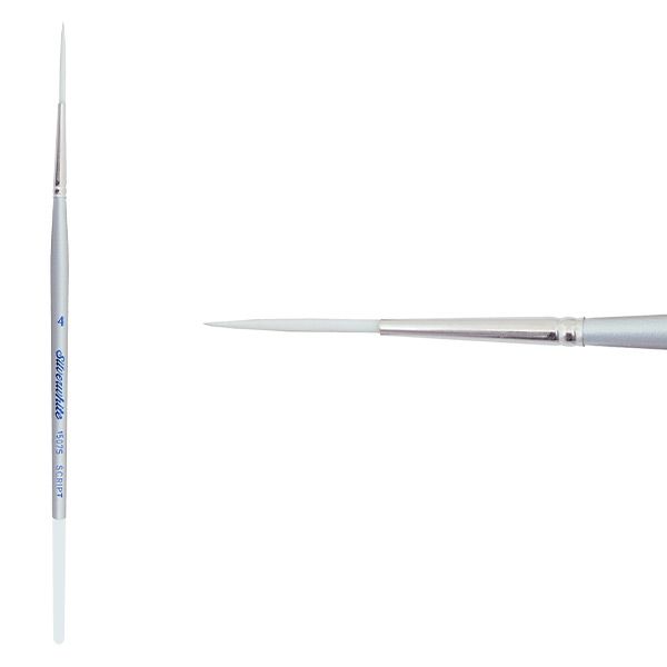 Silverwhite® Short Handle Foundation Watercolor Script Liner Size 4 - Clearance