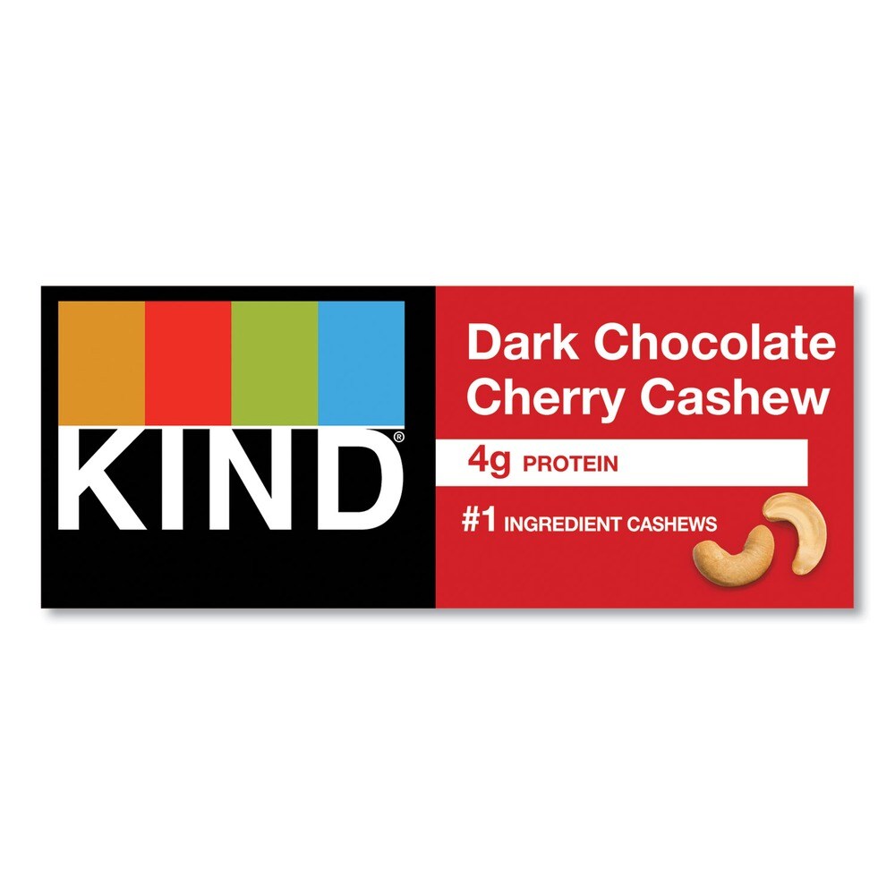 KIND Plus 1.4 oz. Nutrition Boost Bar - Dark Chocolate Cherry Cashew/Antioxidants (12/Box)