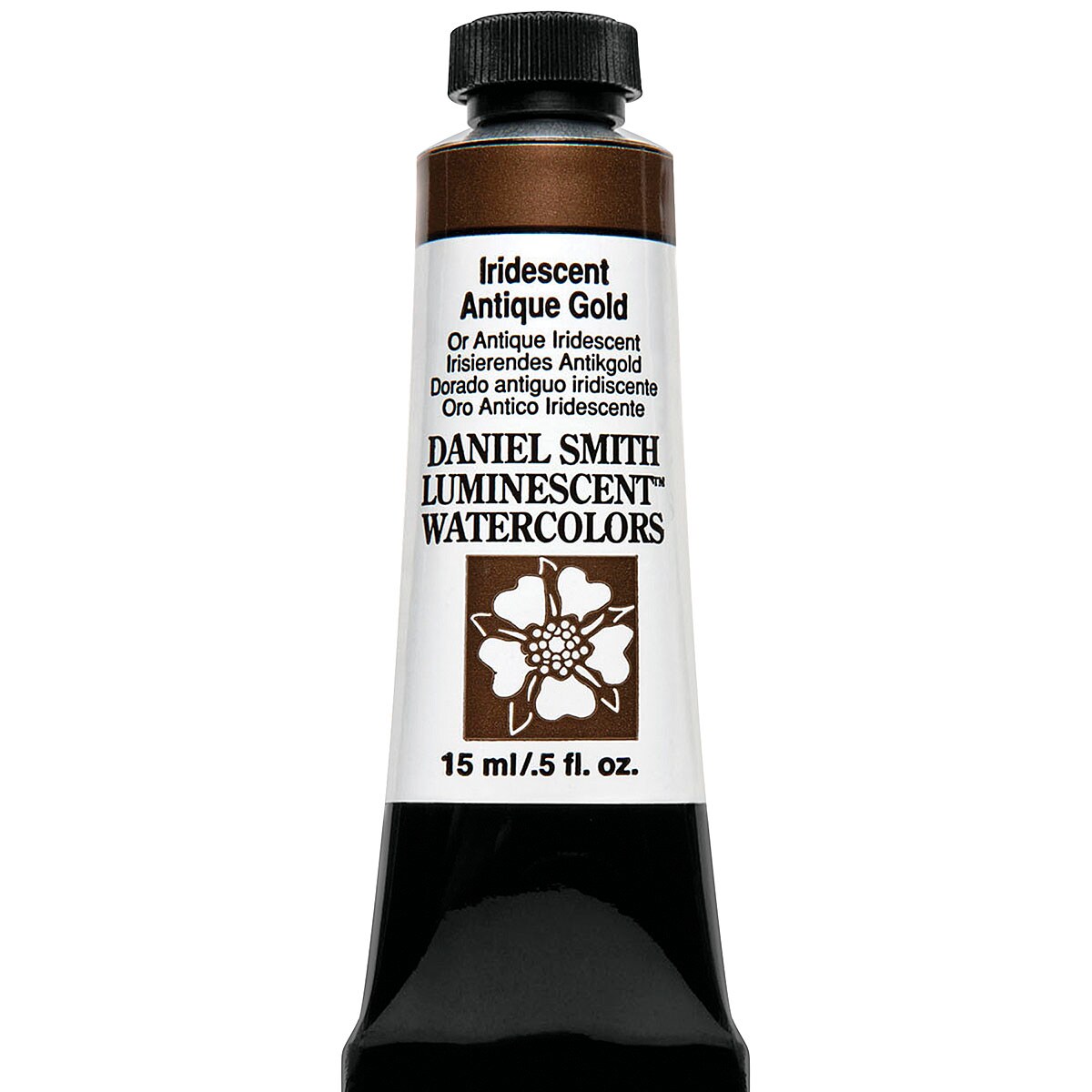 Daniel Smith Luminescent Watercolor - Iridescent Antique Gold, 15 ml, Tube