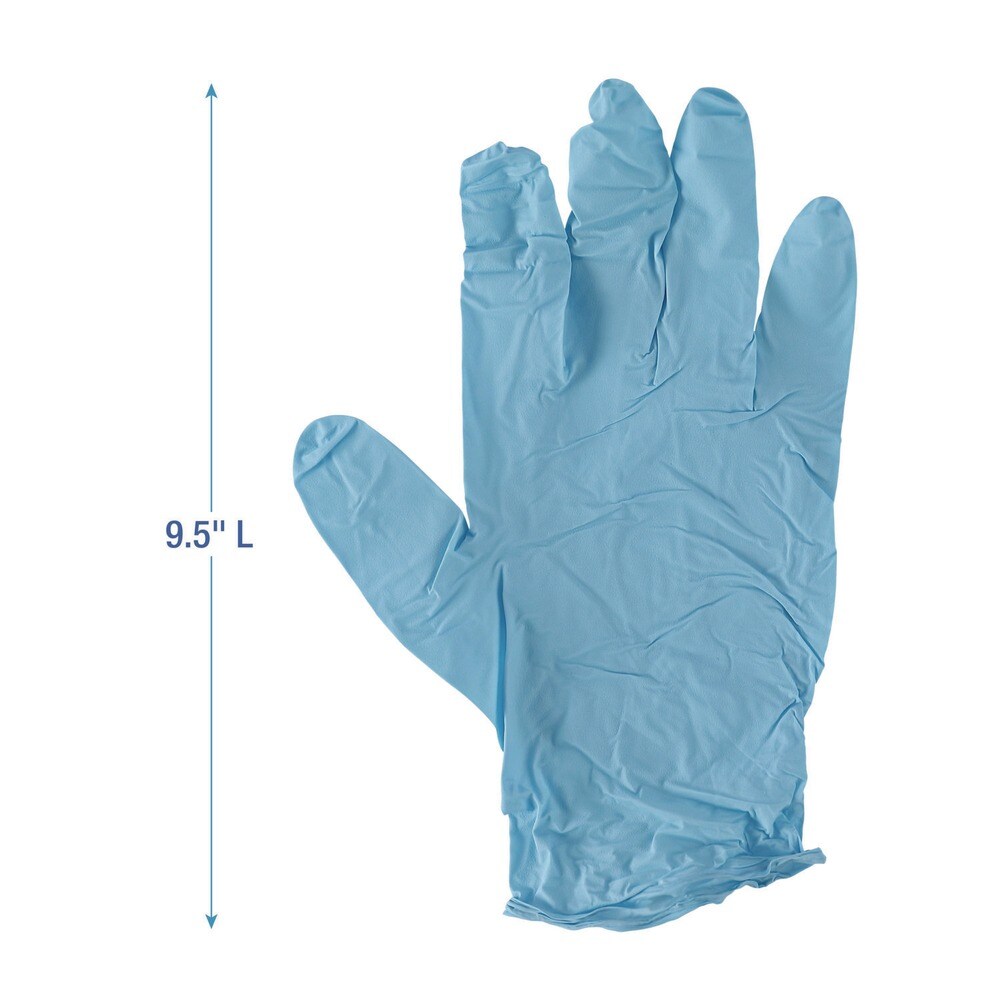 Boardwalk 5 mil. Disposable Examination Nitrile Gloves - Small, Blue (100/Box)