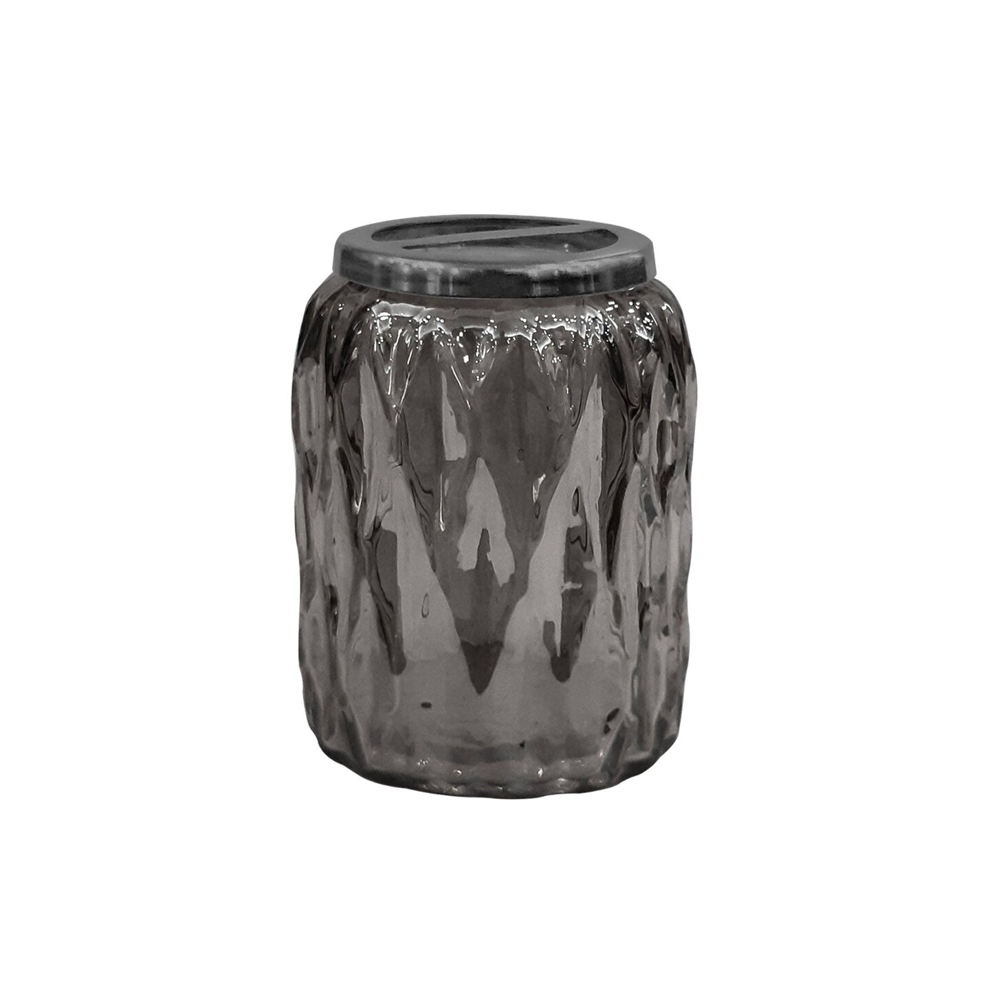 Toothbrush Holder | Compact Multi Slot Holder for Toothbrushes, Razors & Makeup Accessories | Smoke Finish