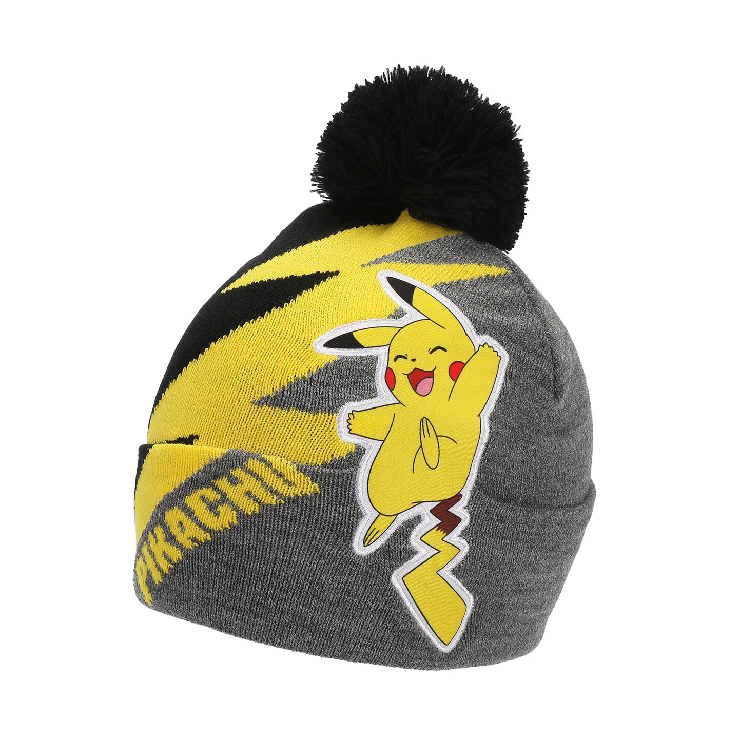Pokemon Pikachu Thunderbolt Youth 2-Piece Knit Beanie & Gloves Set