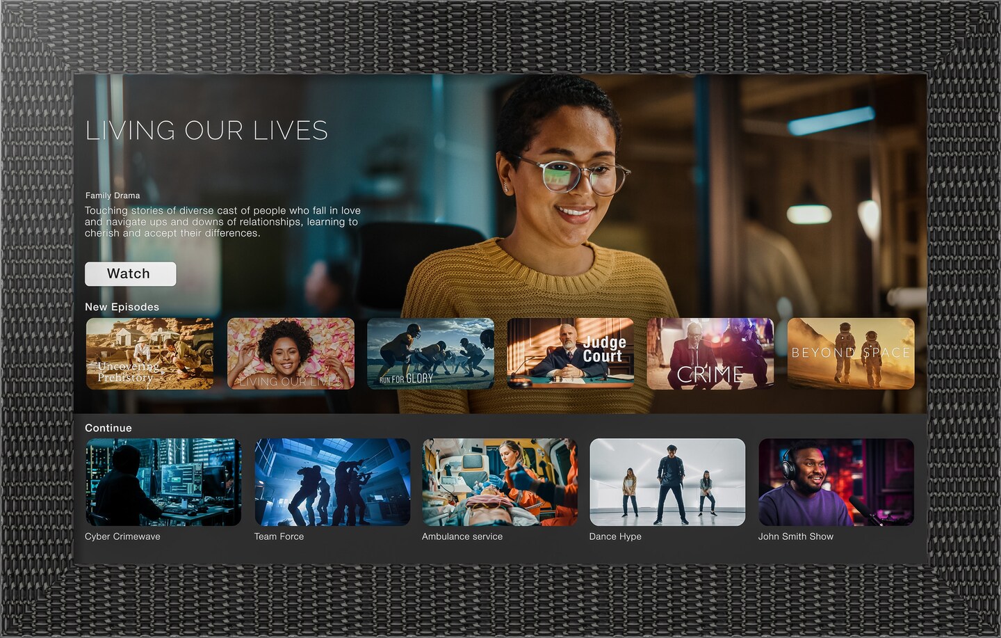 The Samsung Frame TV TV Frame, Ornate Frame TV (Fits 2021-2025 Models)