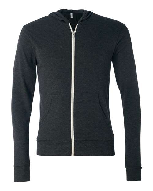 BELLA + CANVAS&#xAE; Triblend Lightweight Full Zip Hooded