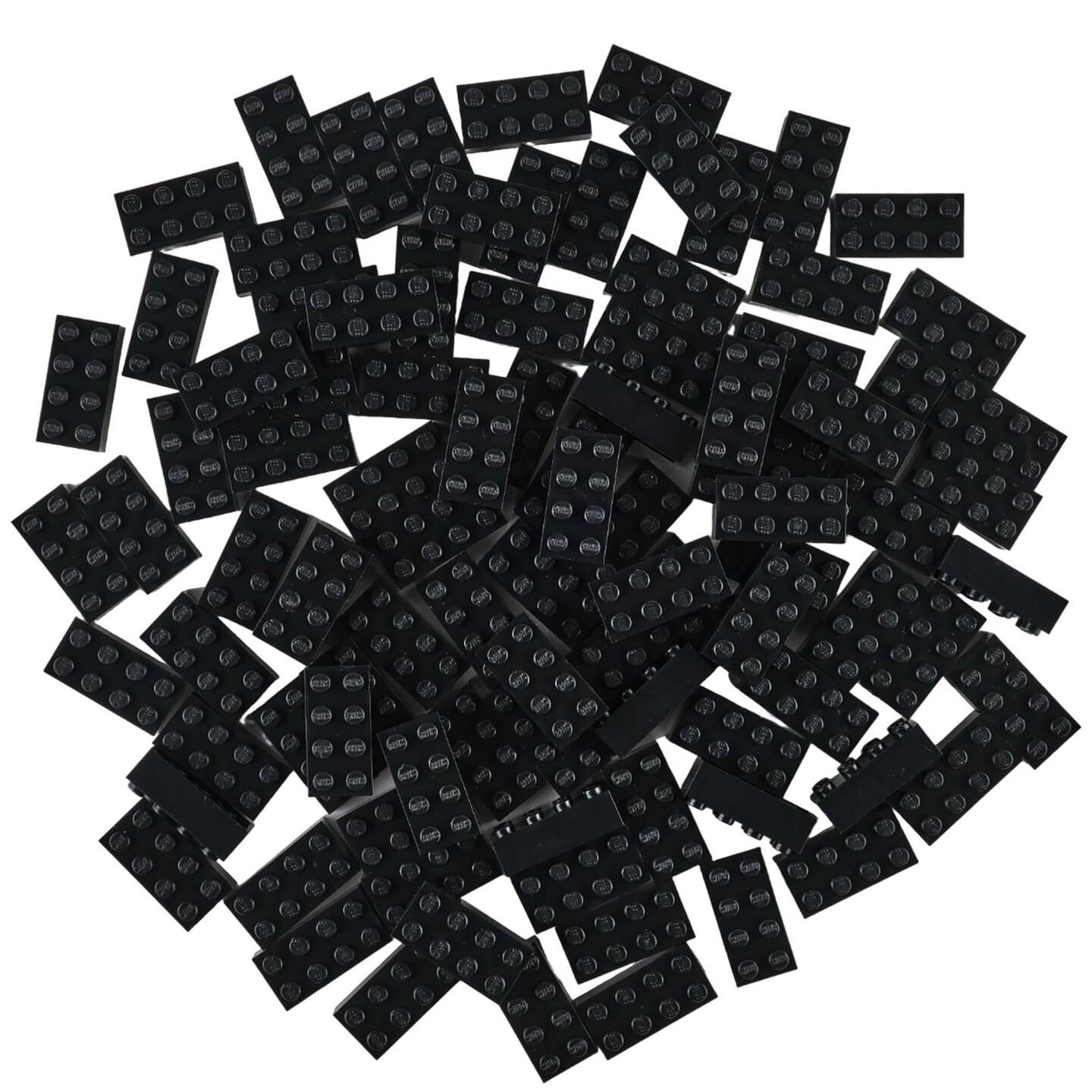 Strictly Briks Classic Bricks Starter Kit, Black, 96 Pieces, 2x4 Studs, Building Creative Play Set for Ages 3-14, 100% Compatible with All Major Brick Brands