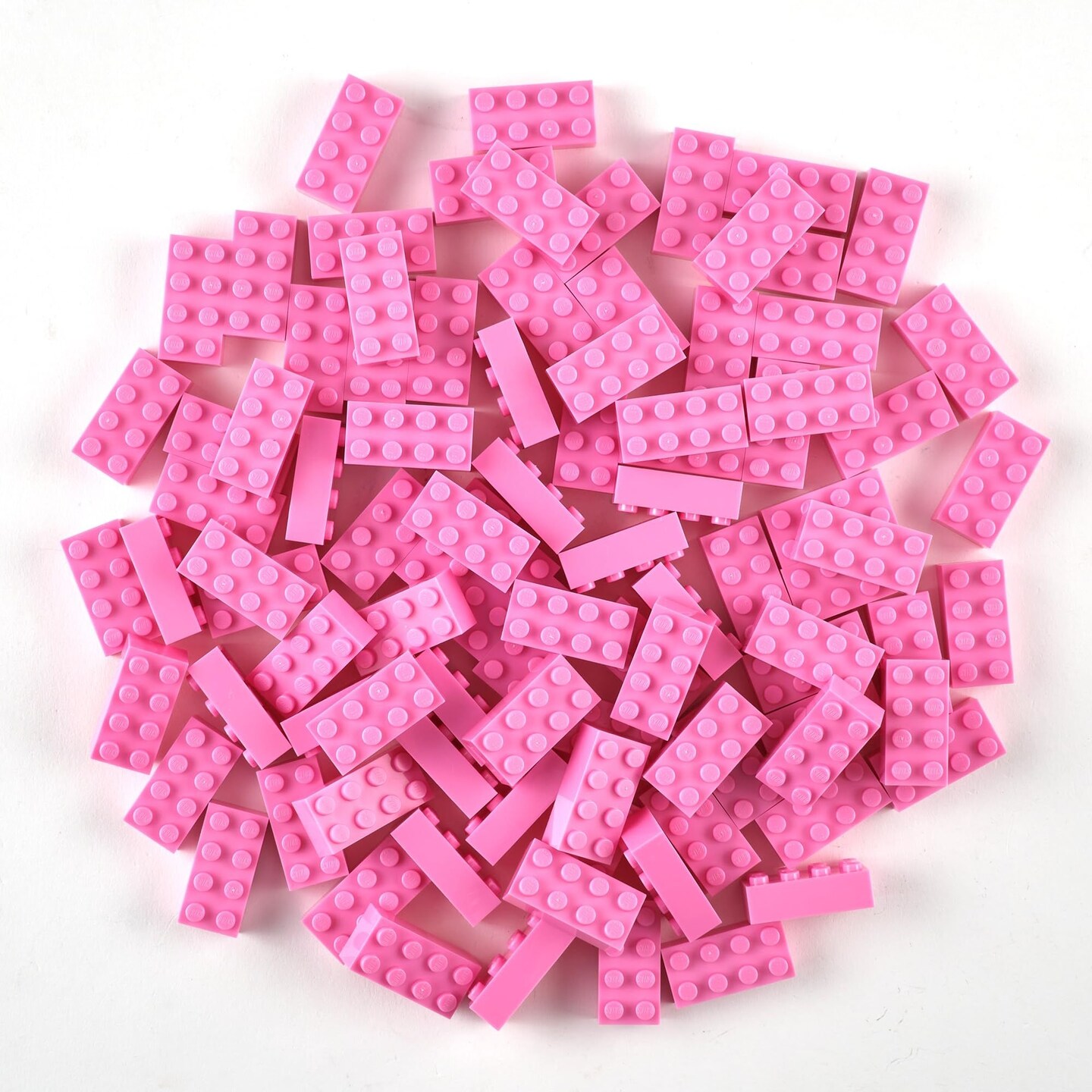 Strictly Briks Classic Bricks Starter Kit, Pink, 96 Pieces, 2x4 Studs, Building Creative Play Set for Ages 3 and Up, 100% Compatible with All Major Brick Brands