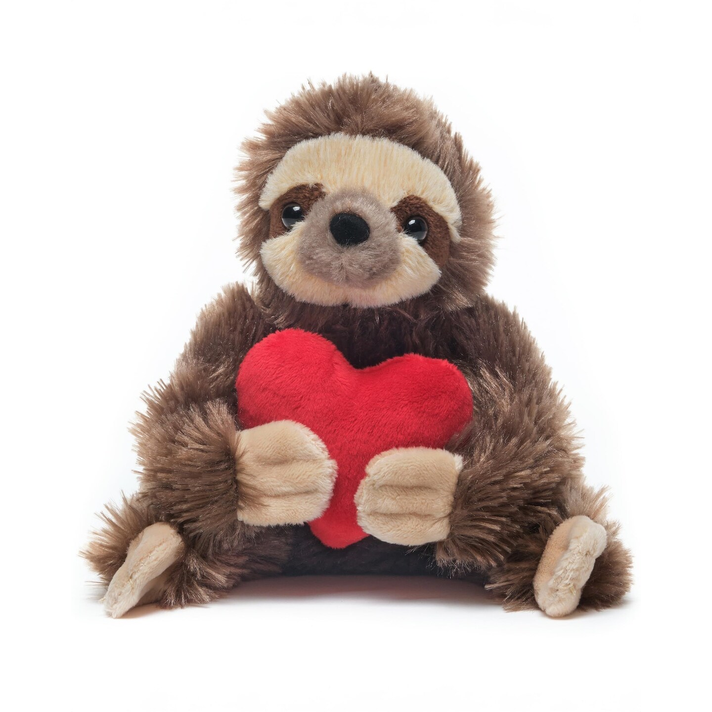 Bearington Lil’ Simon Love 6.5 Inch Sloth Stuffed Animal - Cute Plush Toy for Girls & Kids - Unique Sloth Plush Valentine’s Day Gift