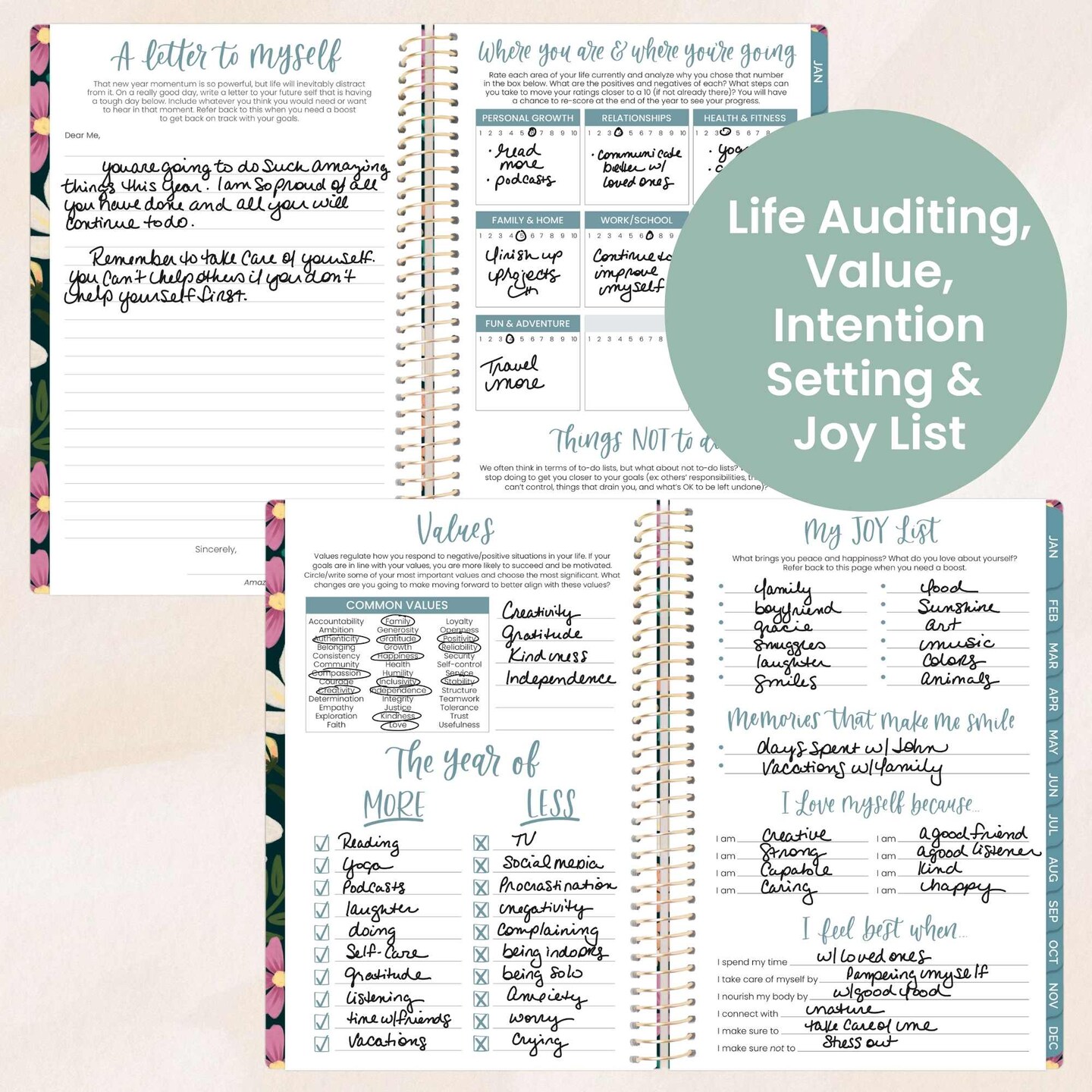 bloom daily planners 2026 Soft Cover Weekly & Monthly Planner, 5.5" x 8.25", Blooming Wildly