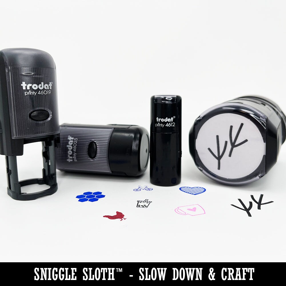 Guitar Solid Self-Inking Rubber Stamp for Stamping Crafting Planners