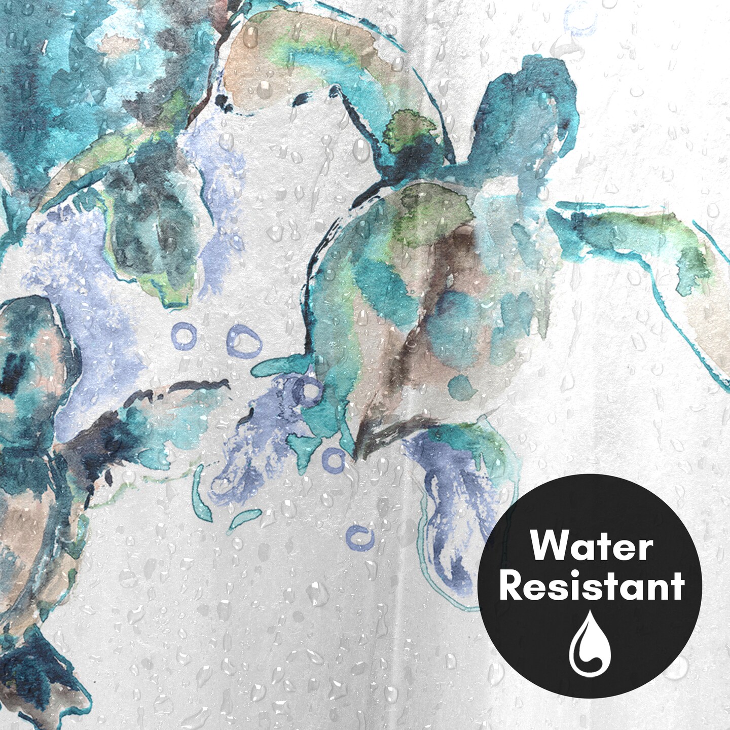 Baby Sea Turtles 3 by Suren Nersisyan Shower Curtain 71&#x22; x 74&#x22;