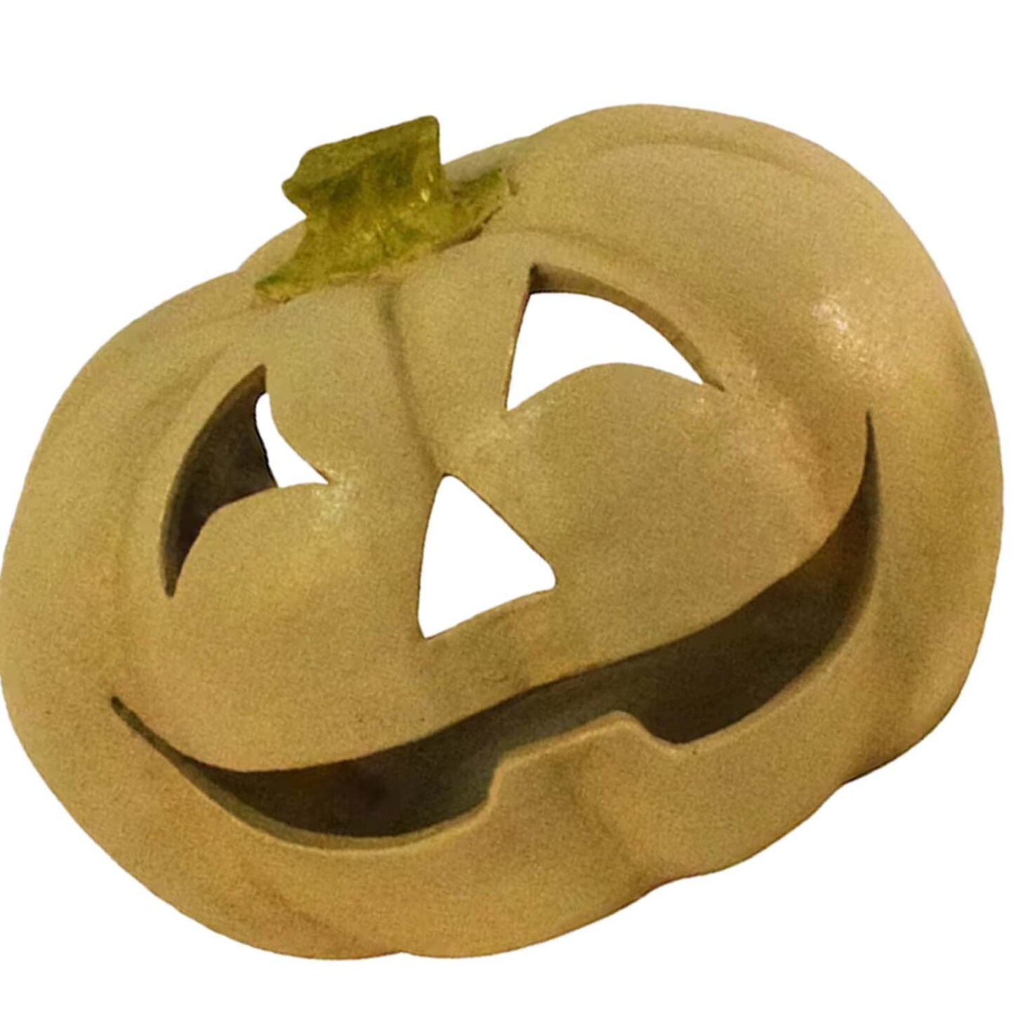 12.5 inch Dia Halloween Tabletop Jack O Lantern Light Orange