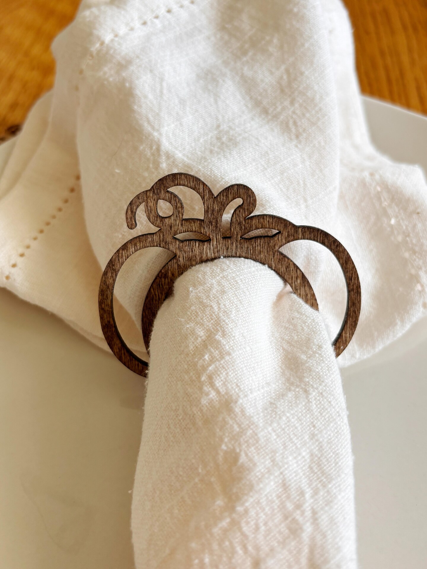 Pumpkin Napkin Rings | Fall Napkin Rings | Fall Table Decor | Autumn Table Decor | Thanksgiving Napkin Rings | Wood Napkin Rings product 3