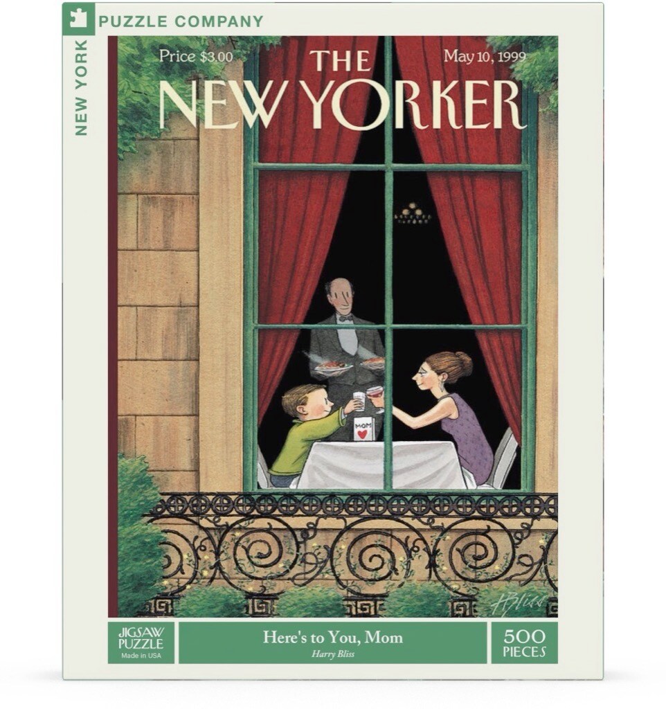New York Puzzle Company Here's to You, Mom 500 Piece Piece Jigsaw Puzzle