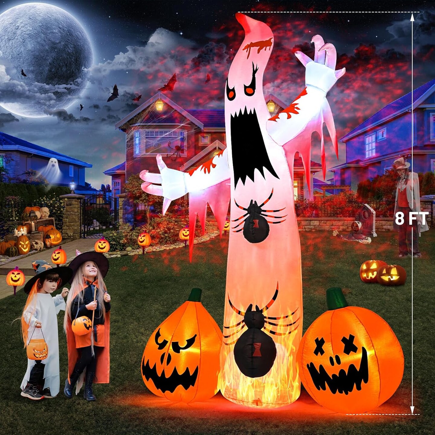 Halloween Inflatables Decorations Outdoor Ghost