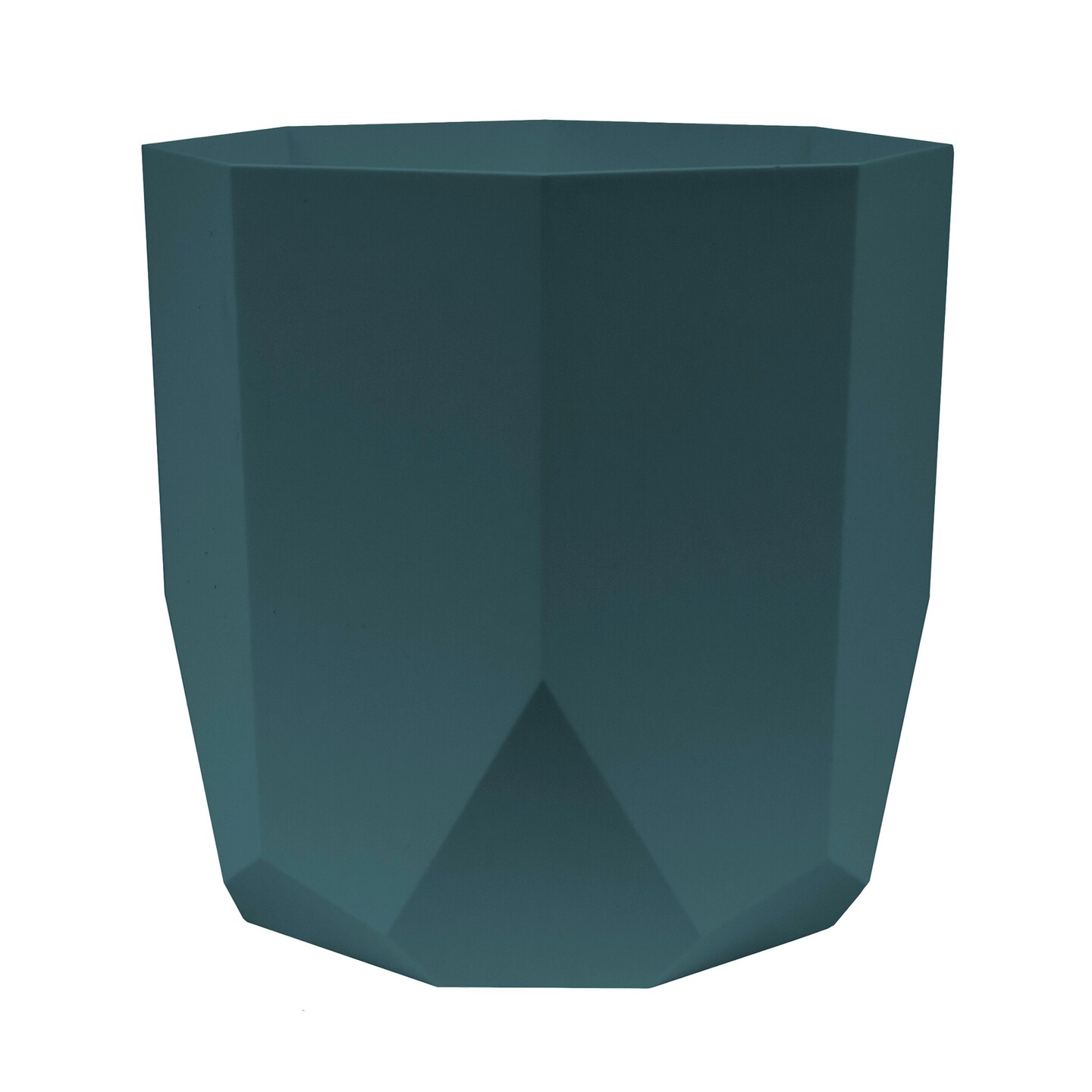Tuxton Hexagon 8&#x22; Charleston Planter Made of Durable Resin, Indoor/Outdoor Use