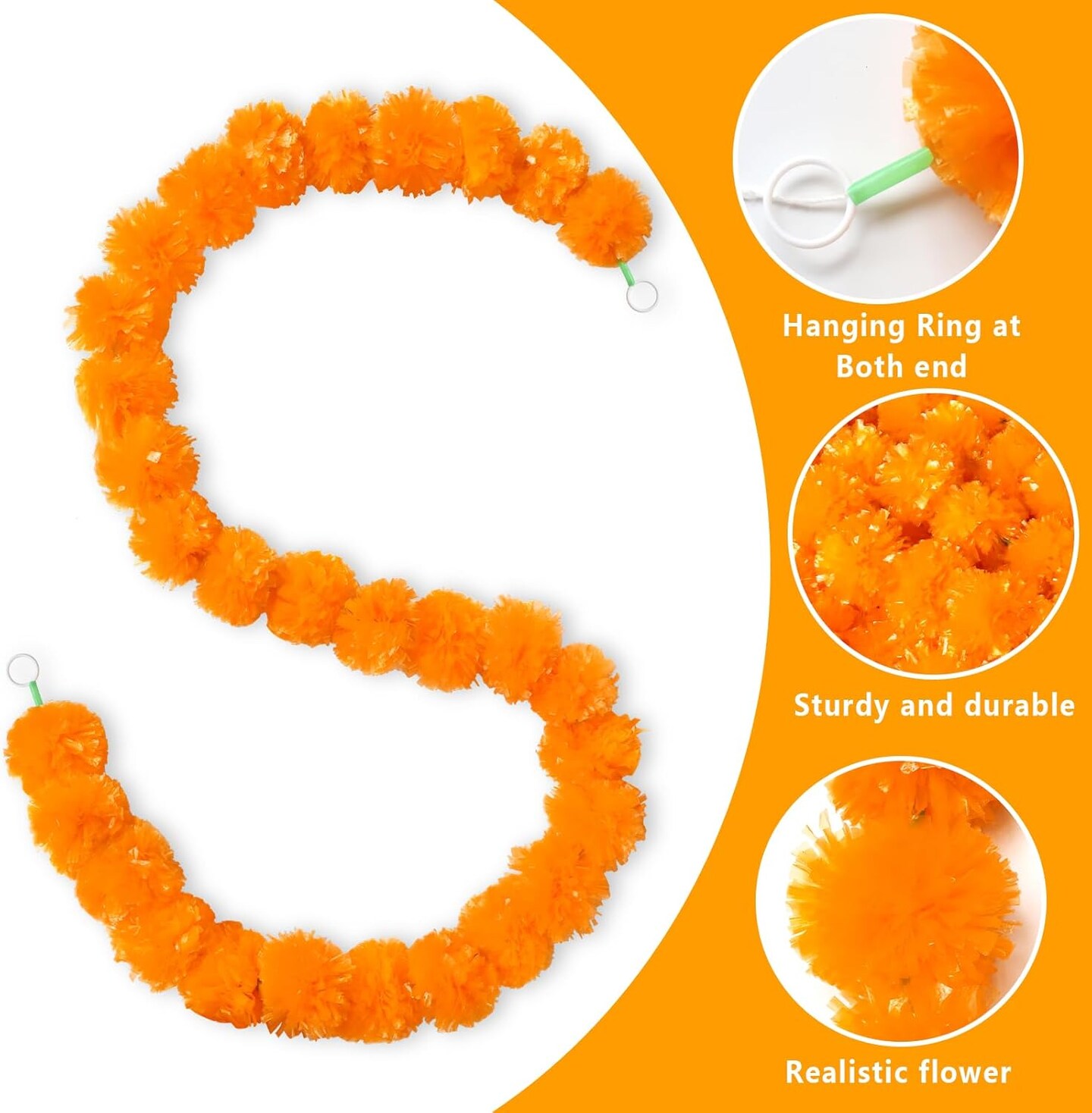Marigold Garland Long Strands