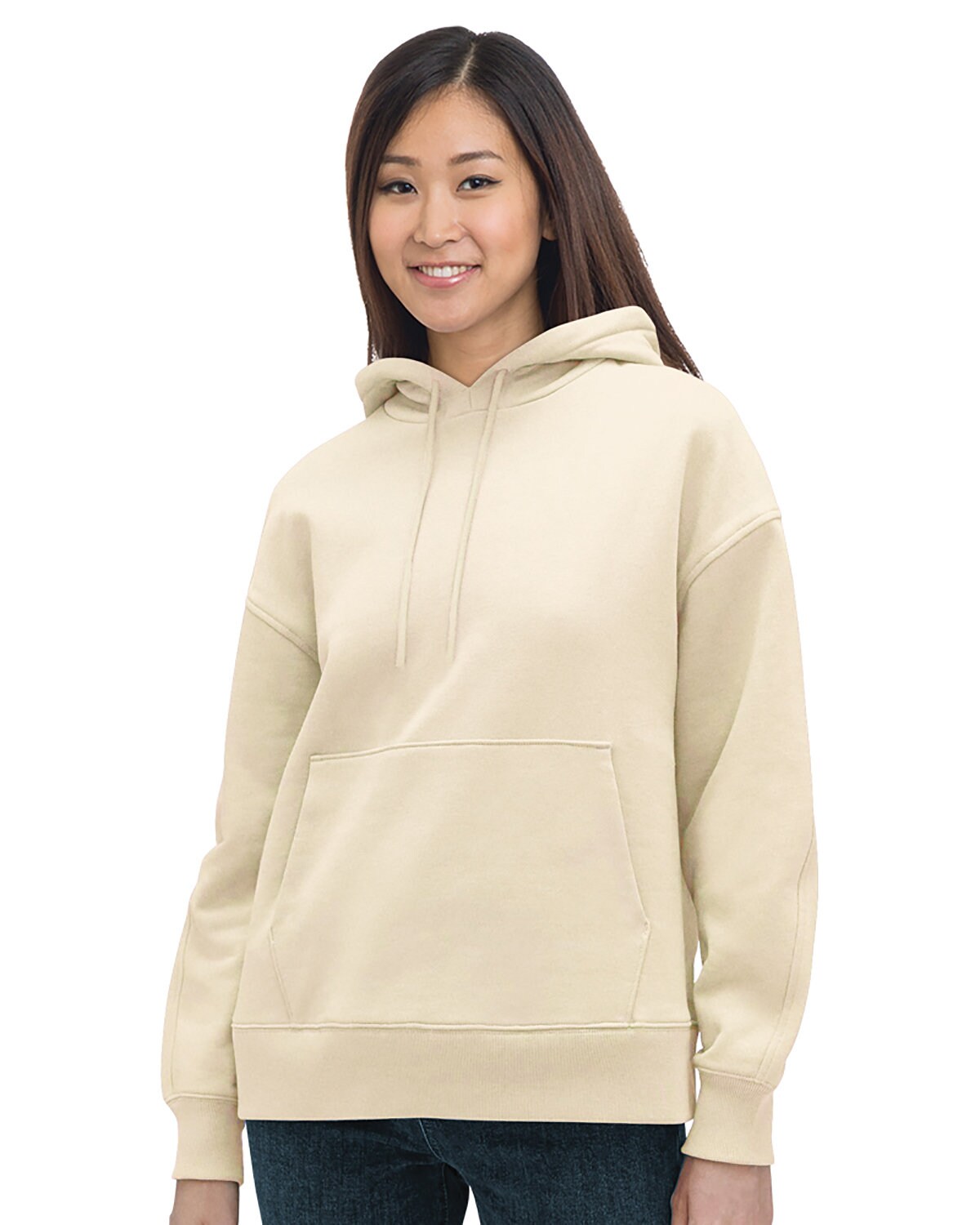 Bayside&#xAE; Ladies USA made hooded sweatshirt