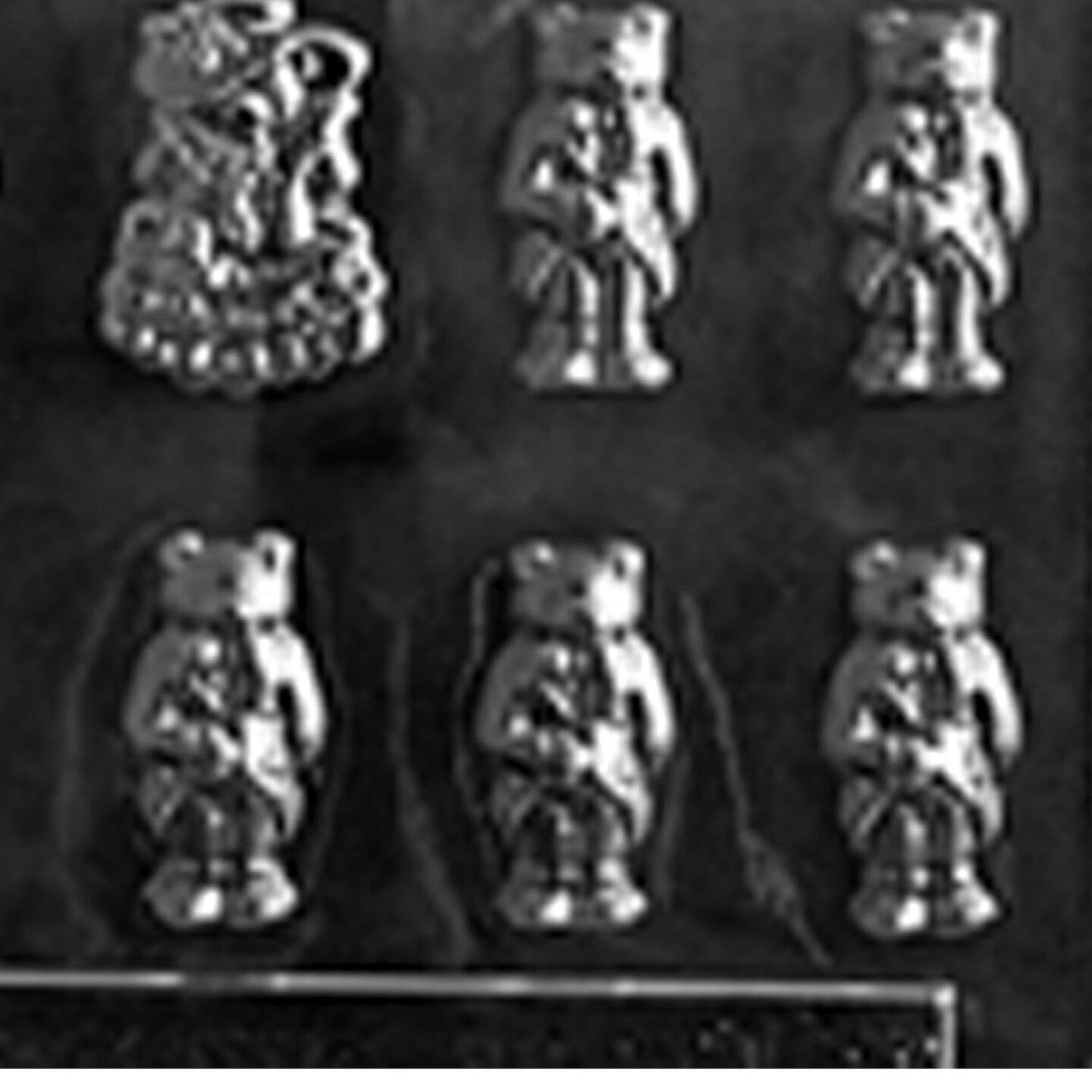 Bride &#x26; Groom Bears Chocolate Mold Perfect Wedding Treats for Bear Lovers