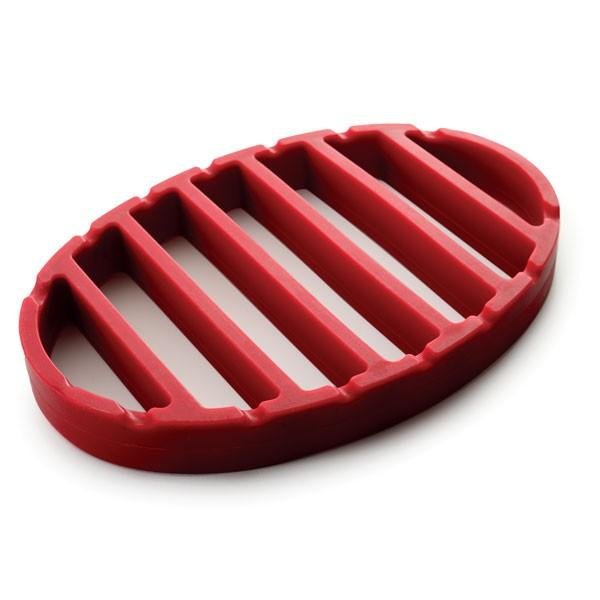 Norpro 9&#x22; x 6&#x22; Nonstick Silicone Oval Roast Rack and Trivet