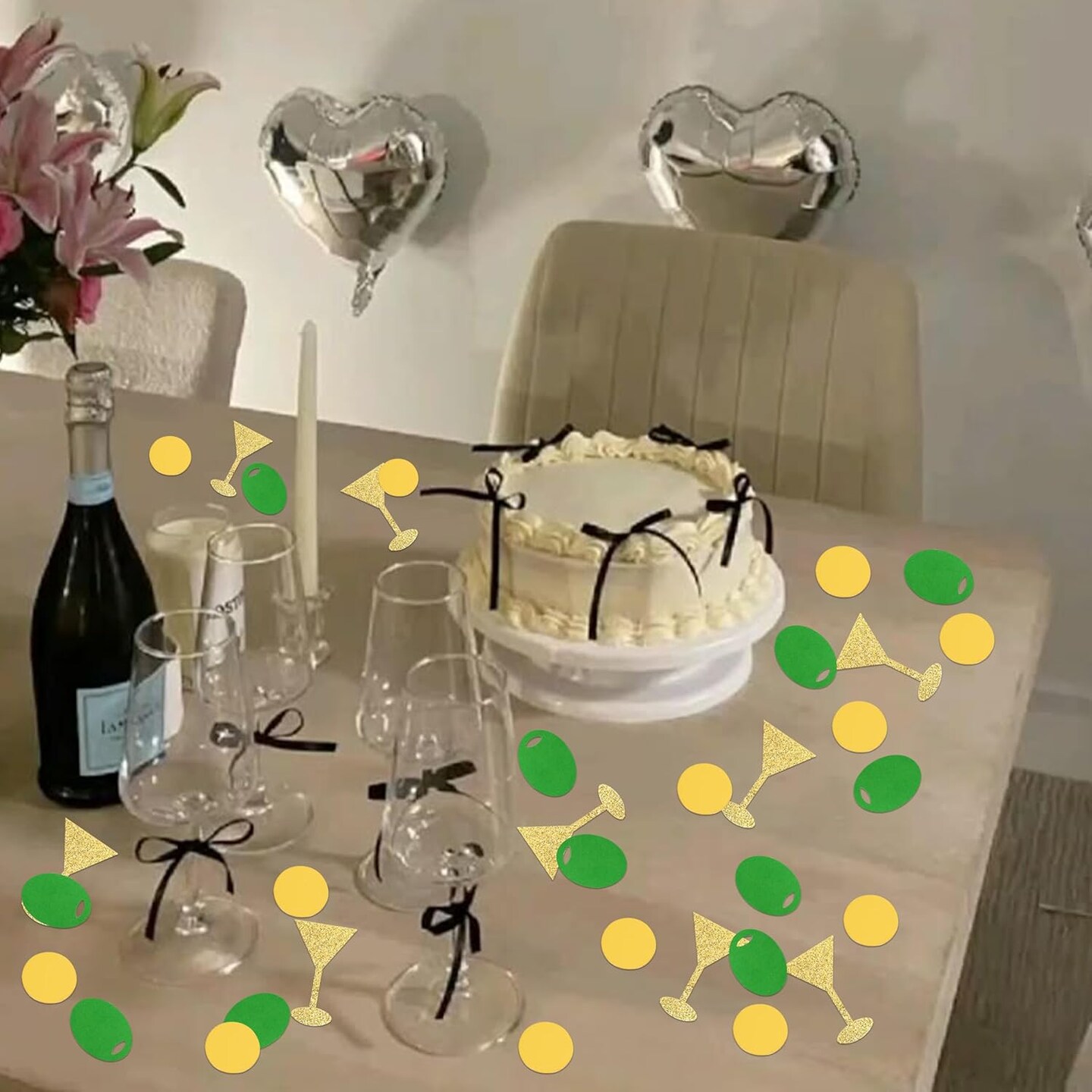 A Tini Bit Older Confetti - Martini Themed Party Decorations&#xFF0C; Weenies and Tinis Party Supply