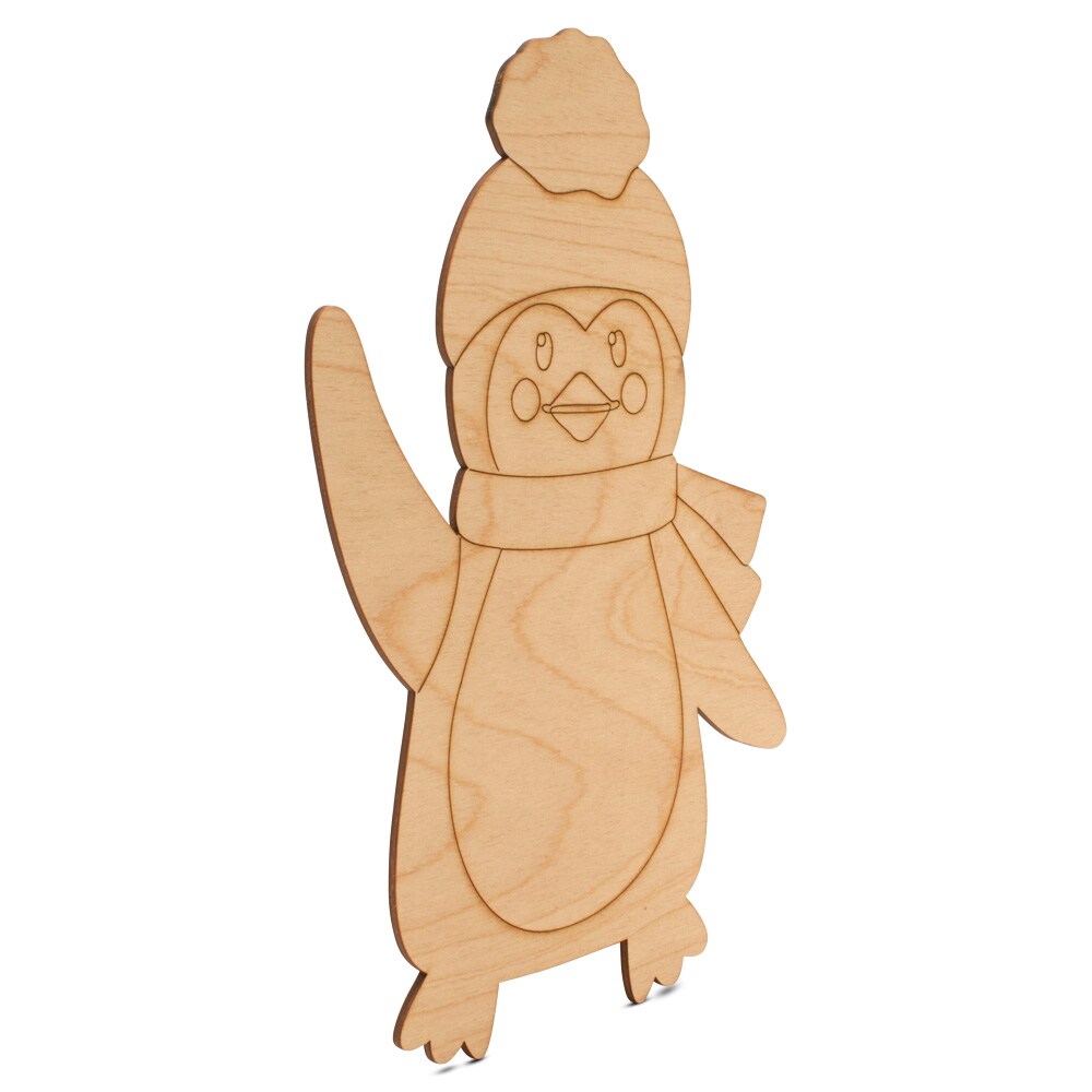 Christmas Wood Penguin Cutout, From 6"- 22", Craft/Decor | Woodpeckers