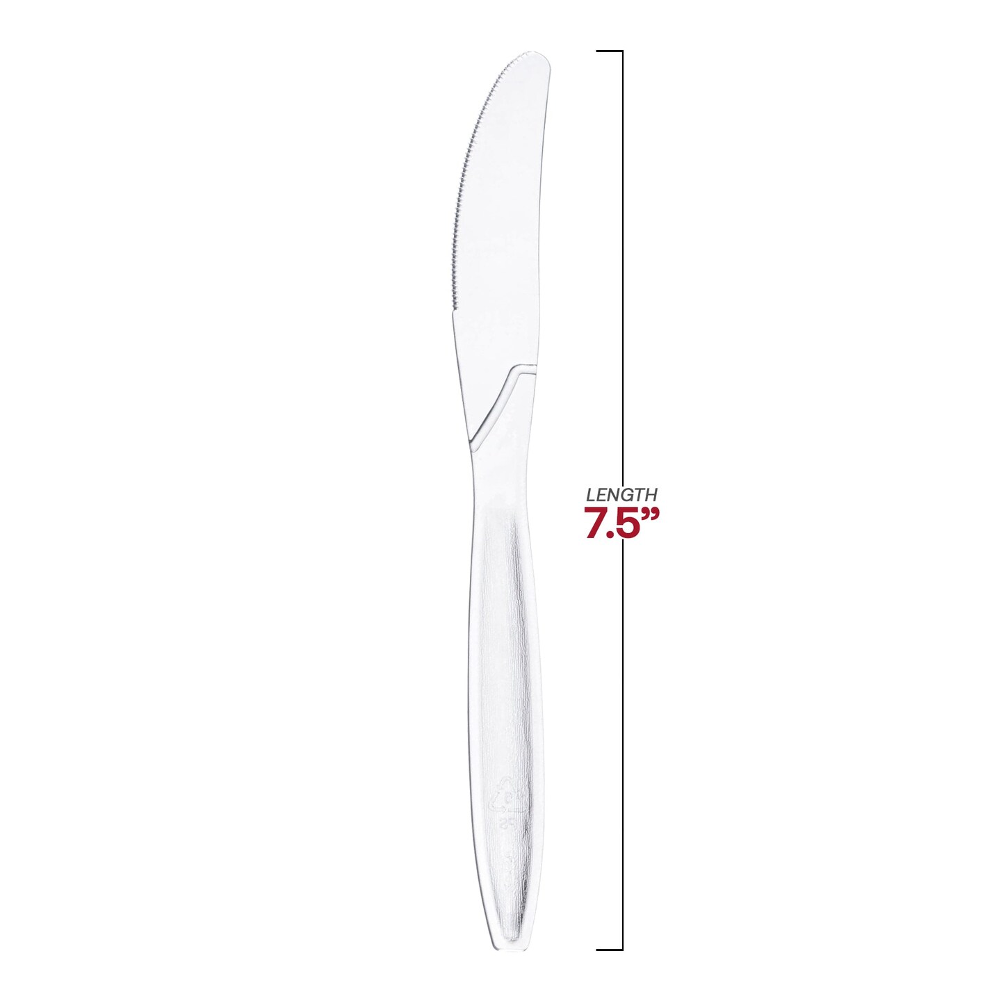 Clear Plastic Disposable Knives (1000 Knives)