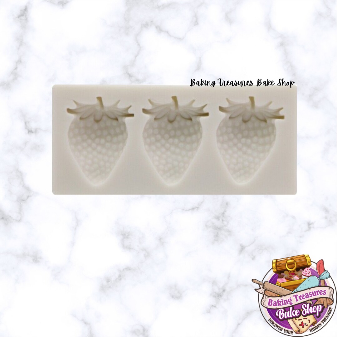 Strawberry Trio Silicone Mold