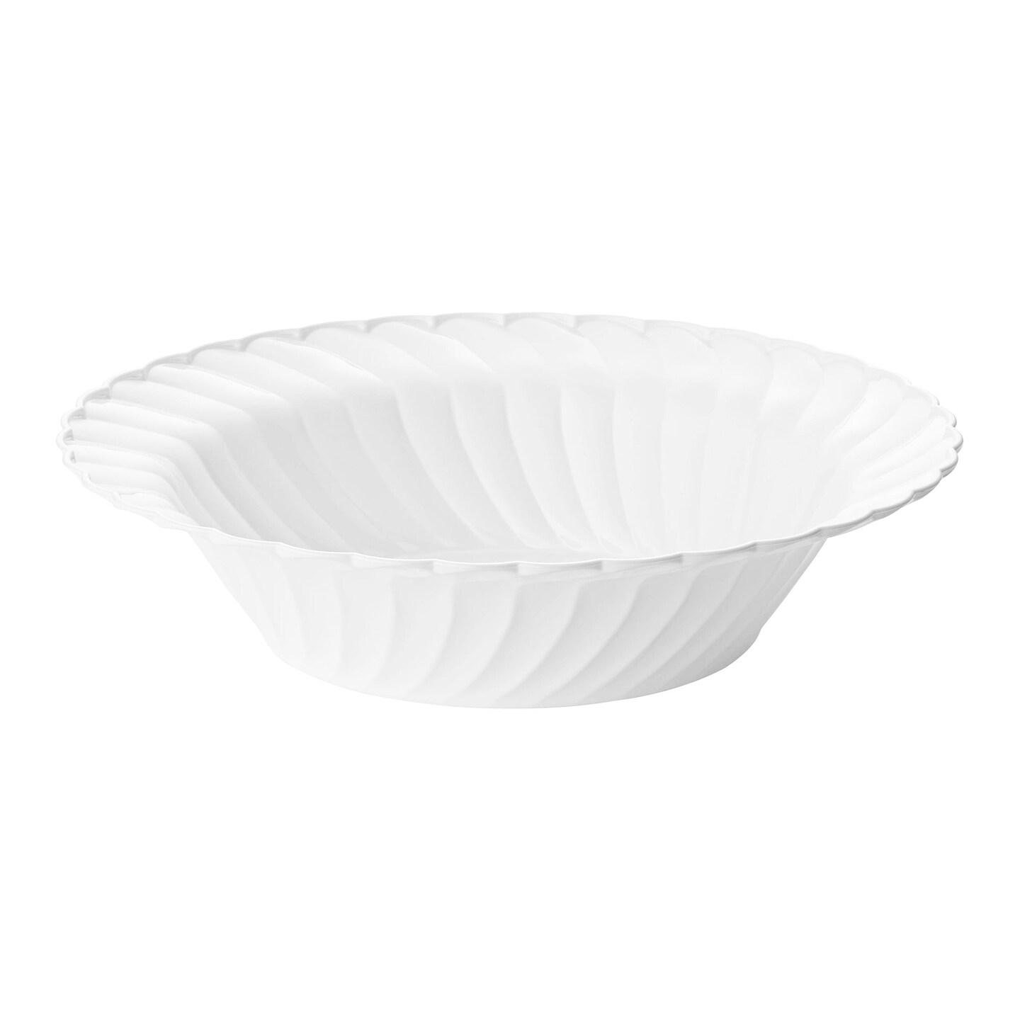 White Flair Plastic Soup Bowls - 12 oz. (180 Bowls)