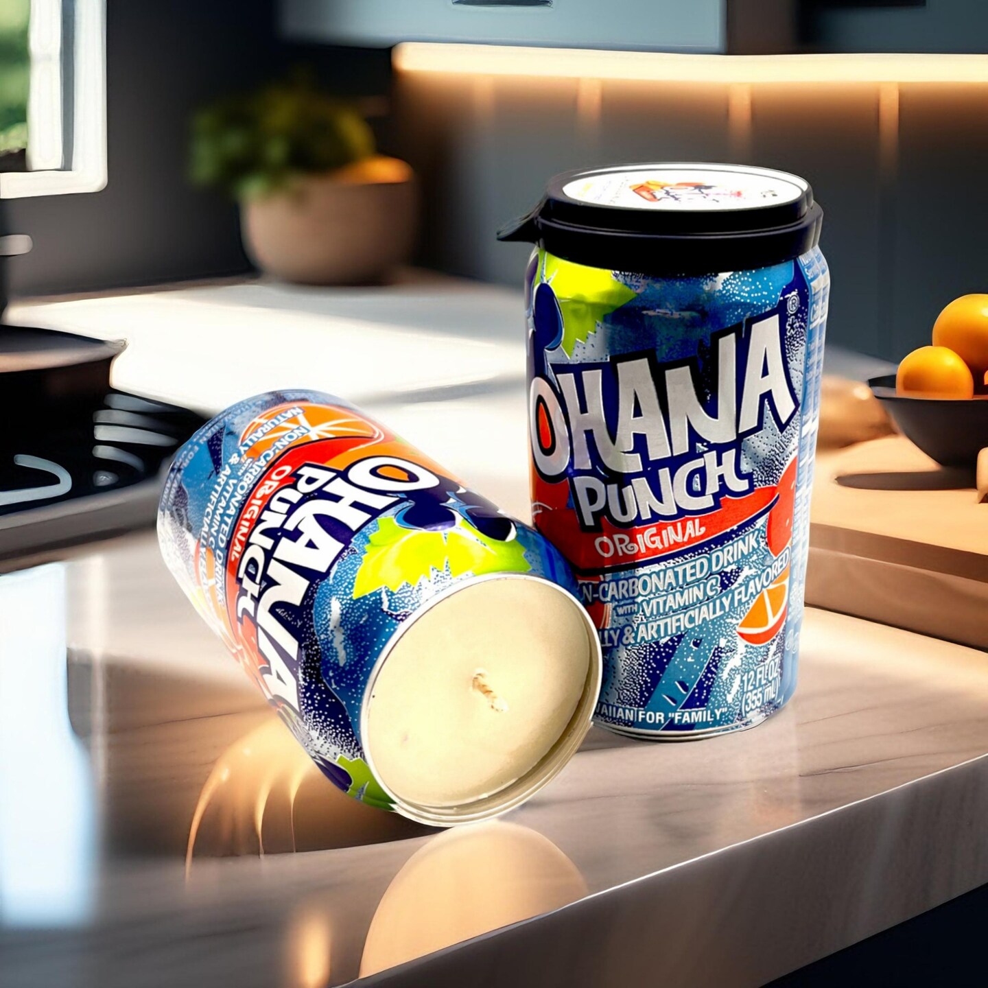 Ohana Fruit Punch Soda Pop Soy Can Candle | Unique Christmas